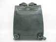 Photo2: Louis Vuitton Taiga Leather Deep Green Backpack Bag Cassiar #4394 (2)