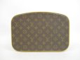 Photo5: LOUIS VUITTON Monogram Leather Brown Cosmetic Bag Nice With Strap #4402