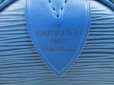 Photo10: LOUIS VUITTON Epi Leather Blue Hand Bag Purse Speedy30 #4403