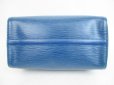 Photo5: LOUIS VUITTON Epi Leather Blue Hand Bag Purse Speedy30 #4403