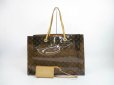 Photo1: LOUIS VUITTON Monogram Brown Vinyl Tote&Shoppers Bag Cabas Cruise #4412 (1)