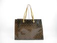 Photo2: LOUIS VUITTON Monogram Brown Vinyl Tote&Shoppers Bag Cabas Cruise #4412 (2)