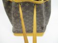 Photo9: LOUIS VUITTON Monogram Leather Brown Shoulder Bag Purse Noe #4419