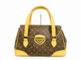 Photo1: LOUIS VUITTON Monogram Leather Brown Hand Bag Purse Beverly GM #4439 (1)