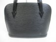 Photo2: LOUIS VUITTON Epi Leather Black Tote&Shoppers Bag Purse Lussac #4440 (2)