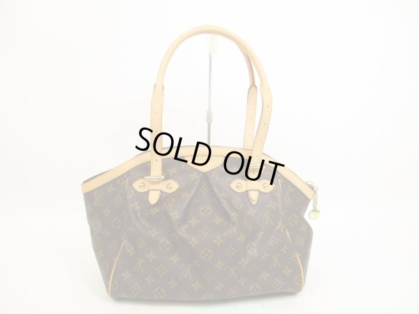 Photo2: LOUIS VUITTON Monogram Leather Brown Tote&Shoppers Bag Tivoli GM #4451