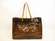 Photo2: LOUIS VUITTON Monogram Brown Vinyl Tote&Shoppers Bag Cabas Cruise #4462 (2)