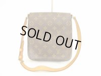 LOUIS VUITTON Monogram Leatger Brown Shoulder Bag Musette Salsa Short #4468