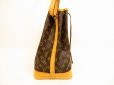 Photo3: LOUIS VUITTON Monogram Leather Brown Shoulder Bag Purse Noe #4471