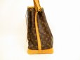 Photo4: LOUIS VUITTON Monogram Leather Brown Shoulder Bag Purse Noe #4471