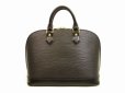 Photo2: LOUIS VUITTON Epi Leather Black Hand Bag Purse Alma #4472 (2)