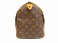 Photo4: LOUIS VUITTON Monogram Leather Brown Hand Bag Purse Speedy30 #4474