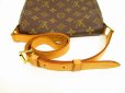 Photo9: LOUIS VUITTON Monogram Leatger Brown Shoulder Bag Musette Salsa Short #4479