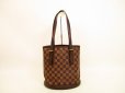 Photo2: LOUIS VUITTON Damier Leather Brown Tote&Shoppers Bag Marais #4480 (2)