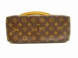 Photo5: LOUIS VUITTON Monogram Leather Brown Shoulder Bag Looping GM #4488