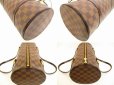 Photo6: VUITTON Damier Leather Brown Hand Bag Papillon30 With Pouch #4490