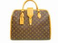 Photo1: LOUIS VUITTON Monogram Leather Brown Briefcase Hand Bag Rivoli #4494 (1)