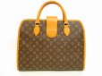 Photo2: LOUIS VUITTON Monogram Leather Brown Briefcase Hand Bag Rivoli #4494 (2)