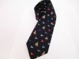 Photo1: LOUIS VUITTON LV Cup 1994 Silk Navy Neck Tie Rare #4499 (1)