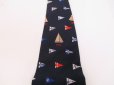 Photo2: LOUIS VUITTON LV Cup 1994 Silk Navy Neck Tie Rare #4499 (2)