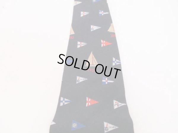 Photo2: LOUIS VUITTON LV Cup 1994 Silk Navy Neck Tie Rare #4499