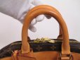 Photo7: LOUIS VUITTON Monogram Leather Brown Boston Bag Hand Bag Evasion #4505