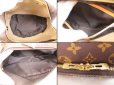 Photo8: LOUIS VUITTON Monogram Leather Brown Boston Bag Hand Bag Evasion #4505