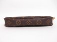 Photo5: LOUIS VUITTON Monogram Leather Brown Accessories Pouch Pochette #4508