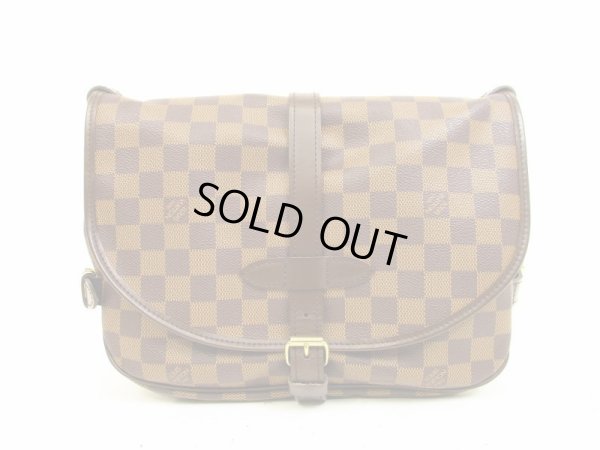 Photo2: LOUIS VUITTON Damier Cross-body Bag Saumur MM 30 special order #4516