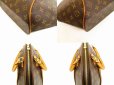 Photo6: LOUIS VUITTON Monogram Leather Brown Hand Bag Purse Ellipse MM #4527