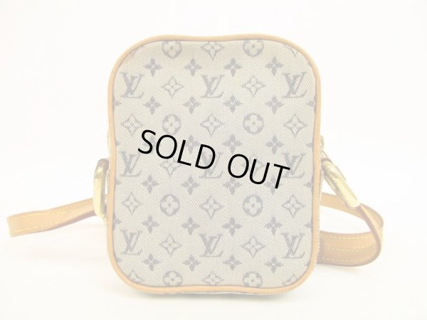 Photo2: LOUIS VUITTON Monogram Mini Canvas Blue Cross-body Bag Juliet PM #4528