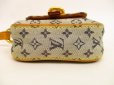 Photo5: LOUIS VUITTON Monogram Mini Canvas Blue Cross-body Bag Juliet PM #4528