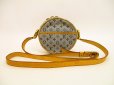 Photo1: LOUIS VUITTON Monogram Mini Canvas Blue Cross-body Bag Jeanne PM #4529 (1)