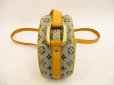 Photo4: LOUIS VUITTON Monogram Mini Canvas Blue Cross-body Bag Jeanne PM #4529