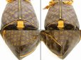 Photo6: LOUIS VUITTON Monogram Leather Brown Gym Bag Keepall 60 Bandouliere #4536