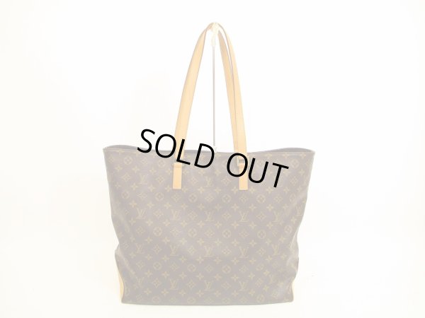 Photo2: LOUIS VUITTON Monogram Leather Brown Tote&Shoppers Bag Cabas Alto #4542