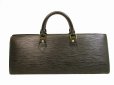 Photo2: LOUIS VUITTON Epi Leather Black Hand Bag Purse Sac Triangle #4546 (2)