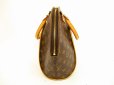 Photo4: LOUIS VUITTON Monogram Leather Brown Hand Bag Purse Ellipse MM #4549