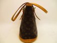 Photo4: LOUIS VUITTON Monogram Leather Brown Tote Bag Petite Bucket w/Pouch #4556