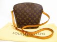 Photo1: LOUIS VUITTON Monogram Leather Brown Messenger&Cross-body Bag Drouot #4567 (1)