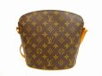 Photo2: LOUIS VUITTON Monogram Leather Brown Messenger&Cross-body Bag Drouot #4567 (2)