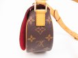 Photo4: LOUIS VUITTON Monogram Leather Brown Cross-body Bag Tambourine #4574