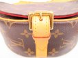 Photo9: LOUIS VUITTON Monogram Leather Brown Cross-body Bag Tambourine #4574