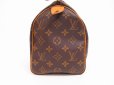 Photo4: LOUIS VUITTON Monogram Leather Brown Hand Bag Purse Speedy25 #4575