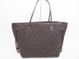 Photo1: LOUIS VUITTON Monogram Canvas Idylle Dark Brown Tote Bag Neverfull MM #4578 (1)