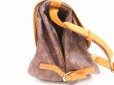 Photo4: LOUIS VUITTON Monogram Leather Brown Cross-body Bag Saumur 35 #4579