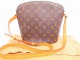 Photo1: LOUIS VUITTON Monogram Leather Brown Messenger&Cross-body Bag Drouot #4582 (1)