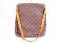 Photo1: LOUIS VUITTON Monogram Leatger Brown Messenger&Cross-body Bag Musette #4585 (1)