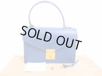 LOUIS VUITTON Epi Leather Blue Hand Bag Purse Concorde #4586