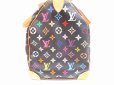 Photo3: LOUIS VUITTON Multi-color Leather Black Duffle&Gym Bag Keepall 45 #4588